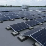 Covor cauciuc protective membrana hidroizolatie la montajul panourilor fotovoltaice