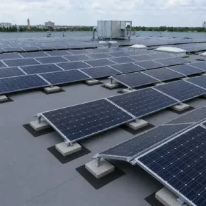 Covor cauciuc protective membrana hidroizolatie la montajul panourilor fotovoltaice